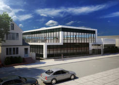 
                                	        101-49 Woodhaven Blvd: Rendering of the back of the building (facing 95th St)
                                    